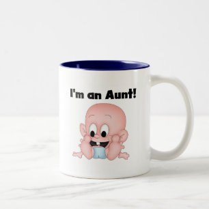 Tante von New Nephew Tshirts und Geschenke Zweifarbige Tasse