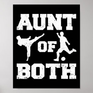 Tante von sowohl Taekwondo- als auch Fußball-Marks Poster