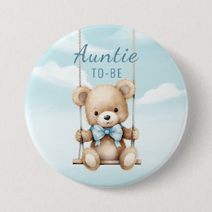 Tante-werdende-Teddybär-Schaukel Button