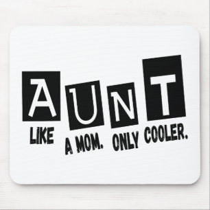 Tante wie Mutter nur cooler Mousepad