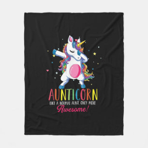 Tante wie Tante nur phantastische Ding unico Fleecedecke