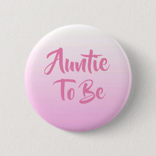 Tante zu Babydusche Button