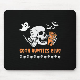 Tanten Club Tante Halloween Spooky Gothic Skelett Mousepad