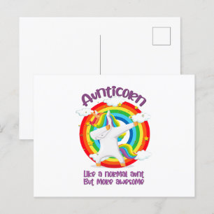 Tanten wie eine normale Tante, aber Phantastischer Postkarte