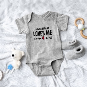 Tantennahme liebt mich baby strampler