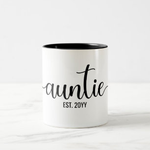 Tantentest Festgestellte Menge Tante zu Gesche Zweifarbige Tasse