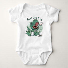 Tante's Little T. Rex von Mudge Studios Baby Strampler