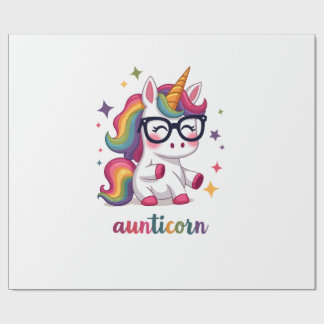 Tantikorndl Tante Dabbing Einhorn Tante Tante Chri Geschenkpapier