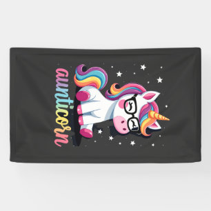 Tantikorndl Tante Dabbing Einhorn Tante Tante Weih Banner