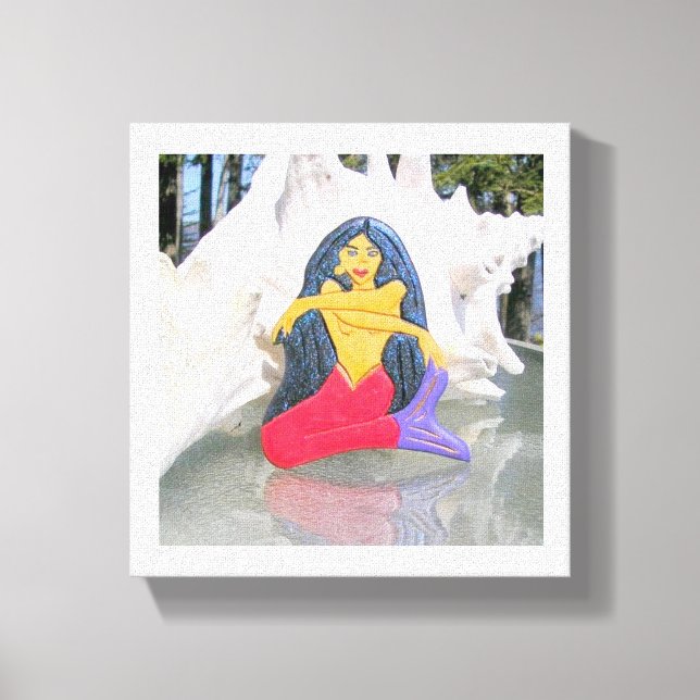 Tantrische Meerjungfrau Leinwanddruck (Vorderseite)