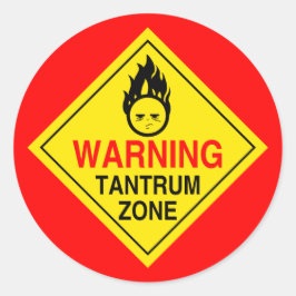 Tantrum Zone Stickers
