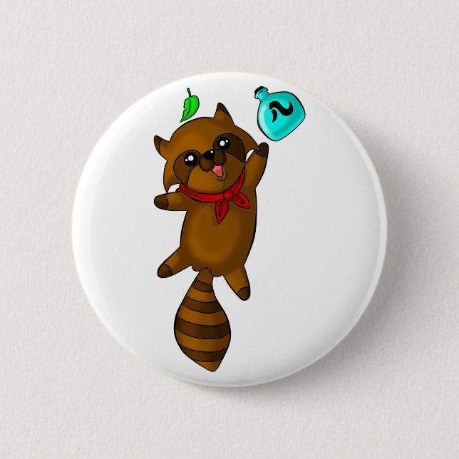tanuki button (Vorderseite)