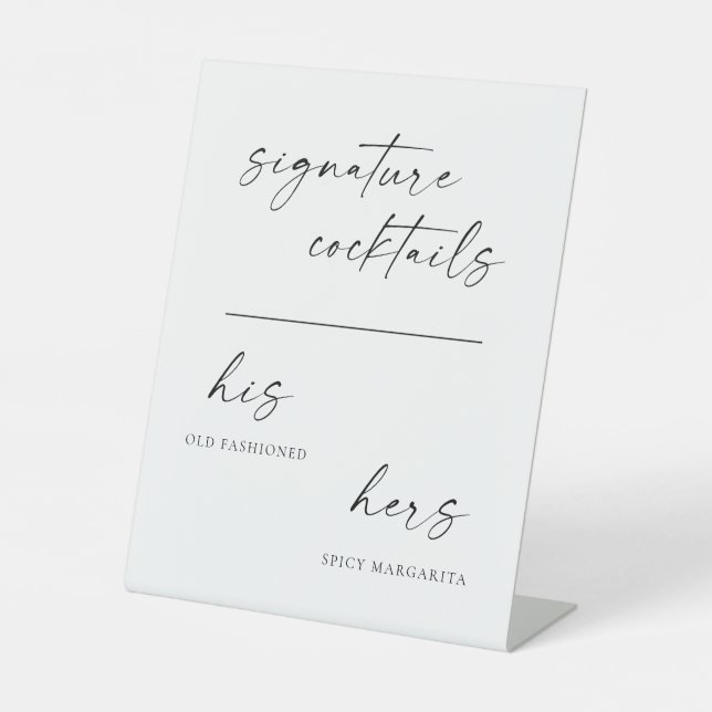 TANYA | Signe signature simple pour les boissons p (Recto)