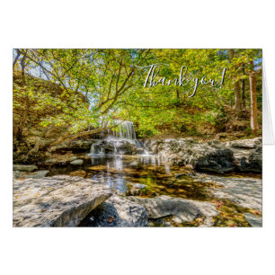 Tanyard Creek Wasserfall im Herbst Dankeschön Kart