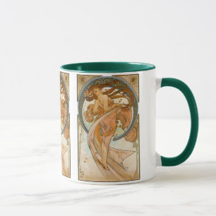 Tanz (1898), Alphonse Mucha Fine Art Nouveau Tasse