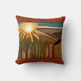 Tanz Abstrakte Kunst des Kacti Kissen