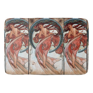 Tanz Alfons Muchas 1898 Badematte