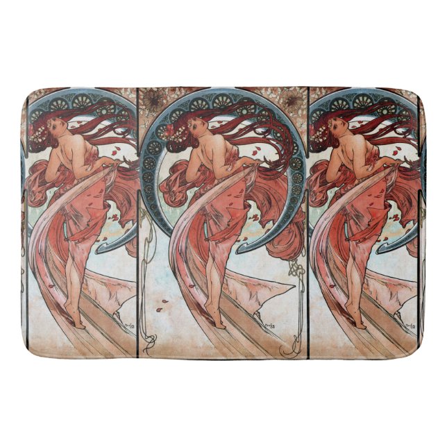 Tanz Alfons Muchas 1898 Badematte (Vorderseite)