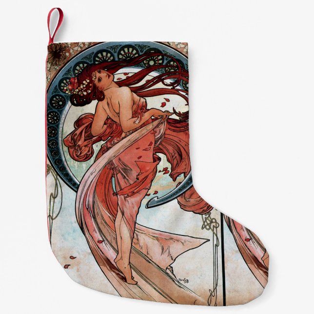 Tanz Alfons Muchas 1898 Kleiner Weihnachtsstrumpf (Vorderseite)