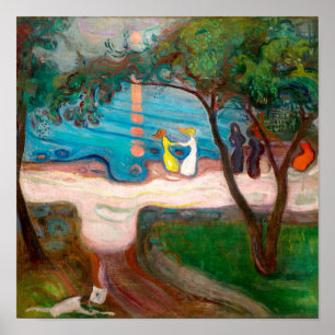 Tanz am Ufer   Edvard Munch   Poster
