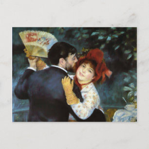 Tanz auf dem Lande von Pierre-Auguste Renoir Postkarte