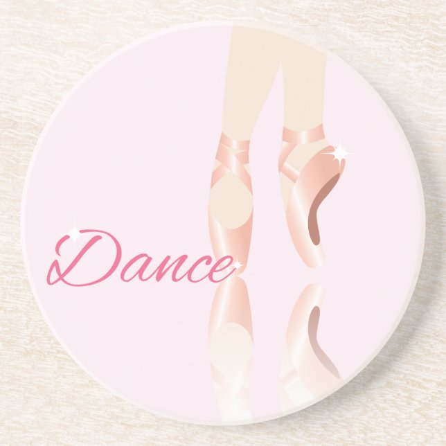 Tanz Ballet Slipper Getränkeuntersetzer (Vorne)