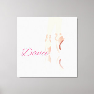 Tanz Ballet Slipper Leinwanddruck