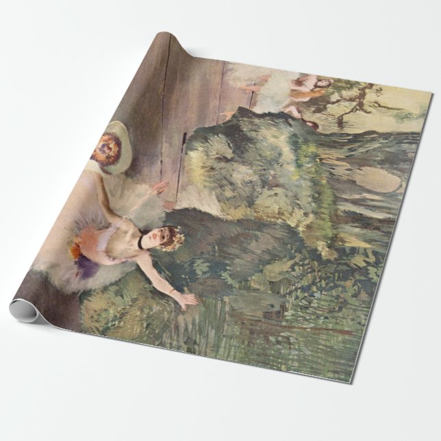Tanz / Ballettschule - Degas Malerei Geschenkpapier (Ungerollt)