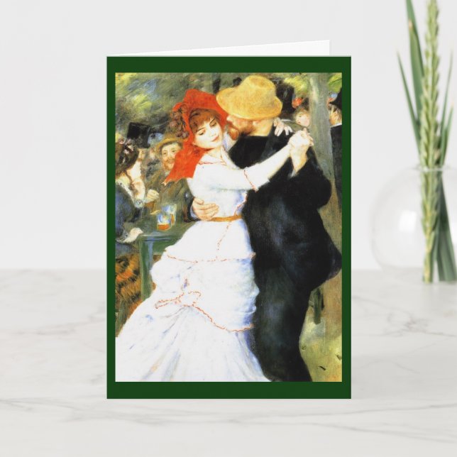 Tanz bei Bougival Karte (Vorderseite)