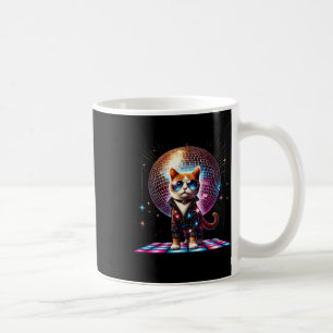 Tanz Cat Disco Ball Kitten Kitty Lover Pa Kaffeetasse