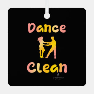 Tanz Clean Cava Rosa Sq. Ornament Aus Metall