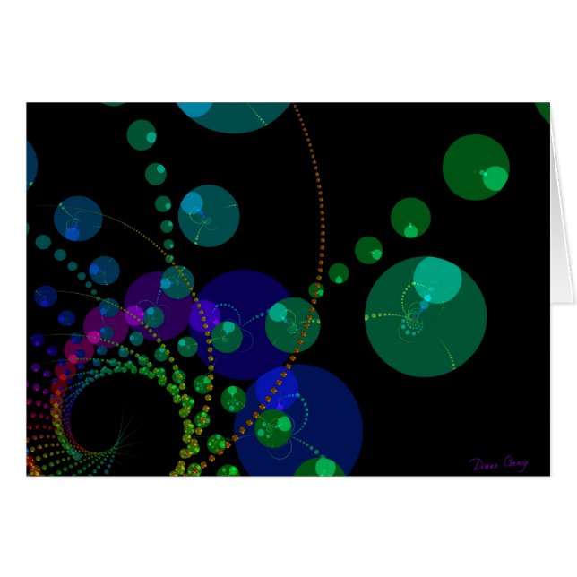 Tanz der Bereiche II - kosmisches violettes u. (Vorderseite (Horizontal))