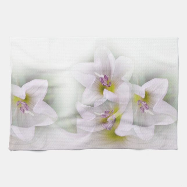 Tanz der Blume Geschirrtuch (Horizontal)
