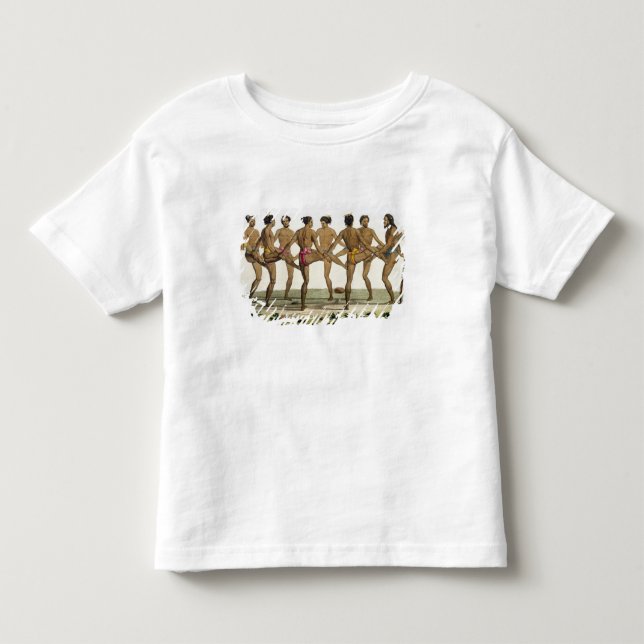 Tanz der Caroline-Inselbewohner, überziehen 22 von Kleinkind T-shirt (Vorderseite)
