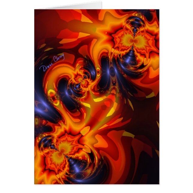 Tanz der Drachen - Indigo u. bernsteinfarbige (Vorne)