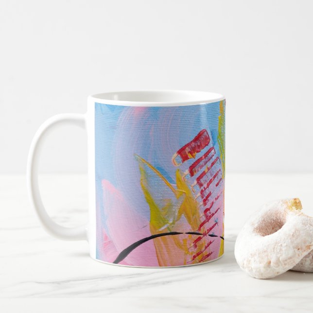 Tanz der Elemente Kaffeetasse (Mit Donut)