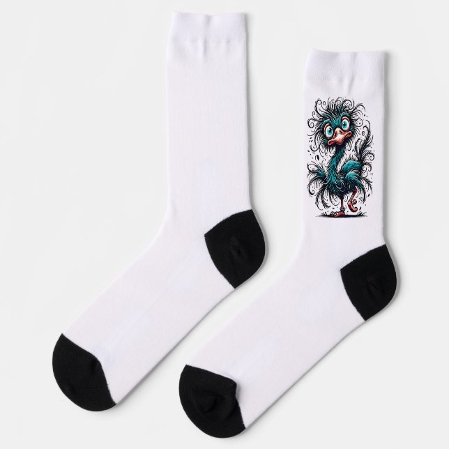 Tanz der Federn Socken (Linkes Detail)