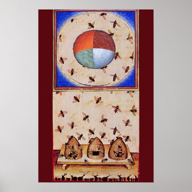 TANZ DER HONEY BIES MIT VIER ELEMENTEN POSTER (Vorne)
