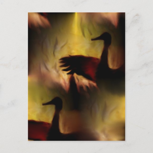 Tanz der Krane Postkarte (Vorderseite)