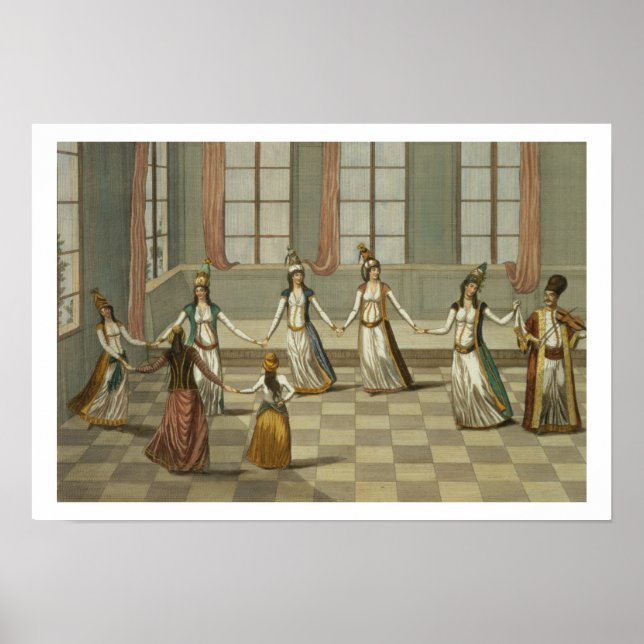 Tanz, der mit den griechischen Frauen von Poster (Vorne)