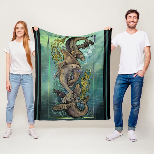 Tanz der Selkies Fleecedecke (Beispiel)