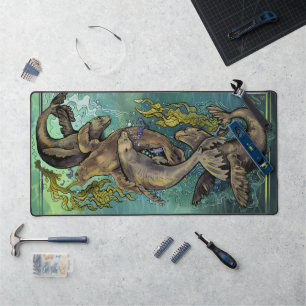 Tanz der Selkies Schreibtischunterlage