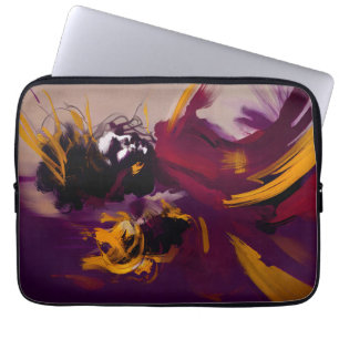 Tanz des Geistes – Expressive abstrakte Figur Laptopschutzhülle