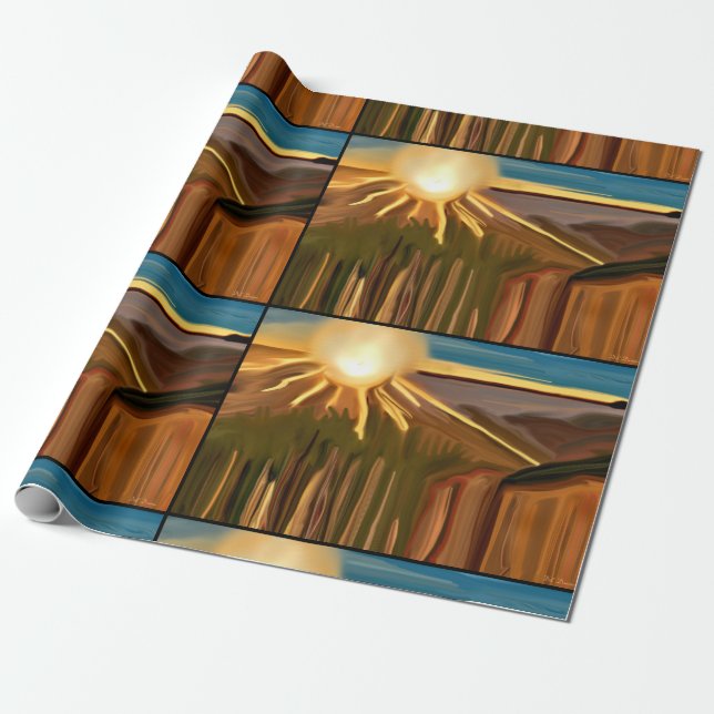 Tanz des Kakteen Geschenkpapier (Ungerollt)