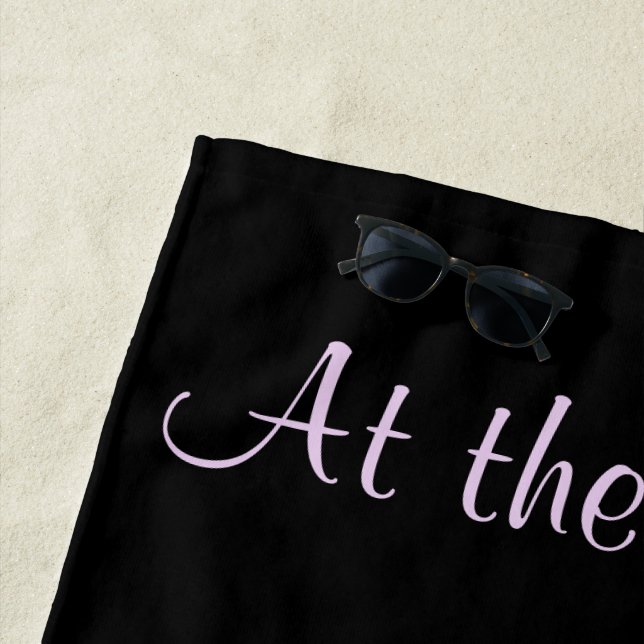 Tanz des Kolibris Strandtuch (Beispiel)