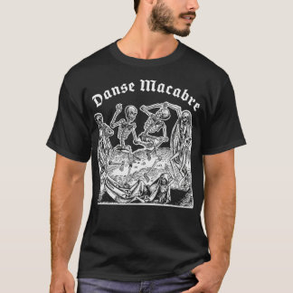 Tanz des Todes, Danse Macabre Creepy Mittelalterli T-Shirt