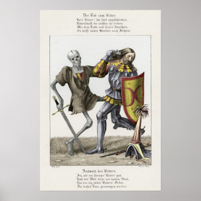 Tanz des Todes - Der Ritter Poster (Vorne)
