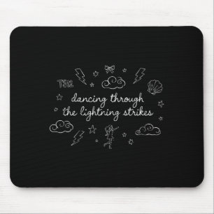 Tanz durch die Blitzschläge, lustiges Tanzen Mousepad