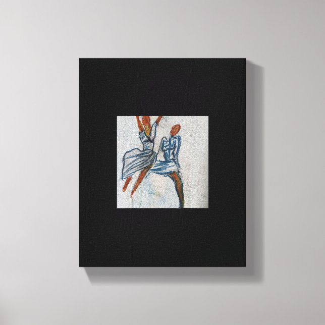 Tanz für Freude Leinwanddruck (Vorderseite)