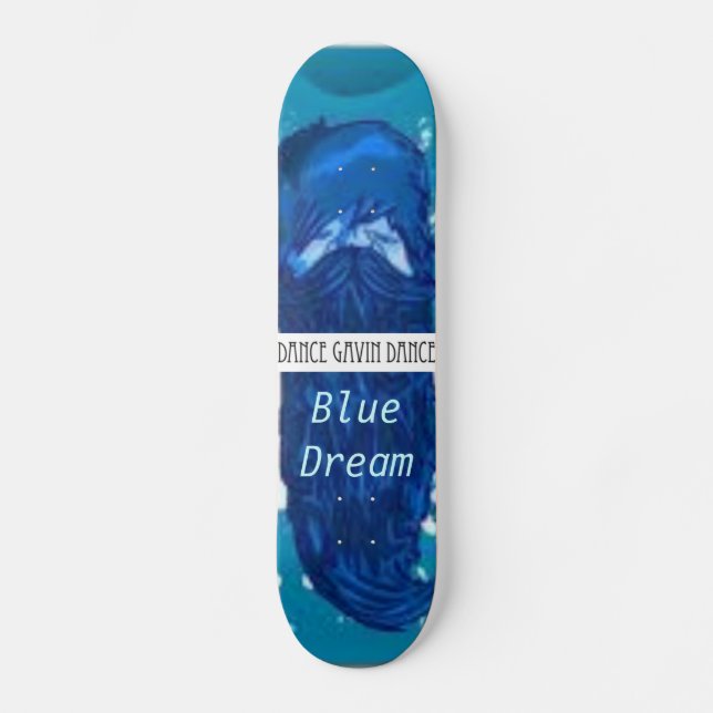 Tanz-Gavin-Tanzblaue Traumbartplattform Skateboard (Vorderseite)